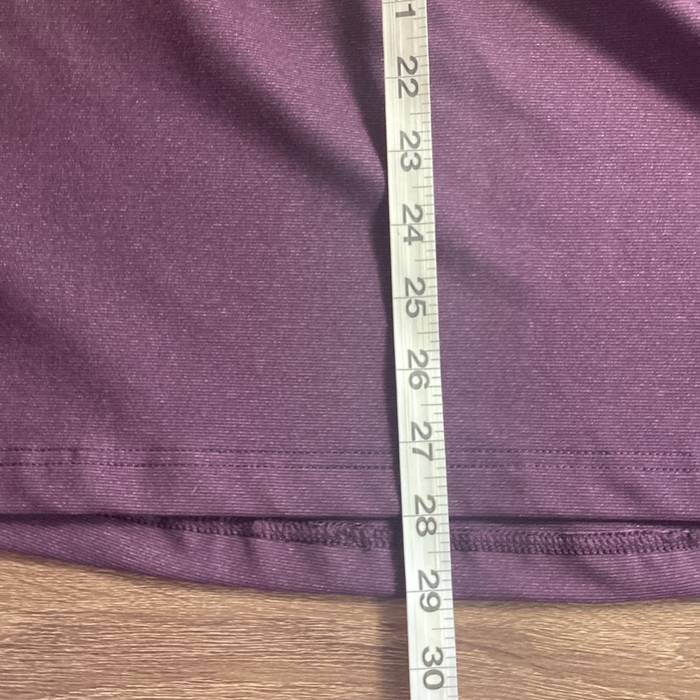 EUC Medium Ogio Sweatshirt Mens Large Ace Purple 1/4 Zip Stretch W/Golfweek Logo - Picture 6 of 7